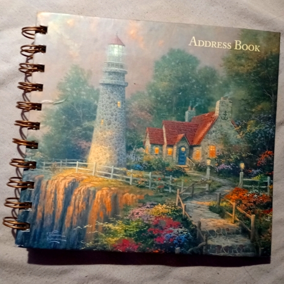 Thomas Kinkade Address Book - Picture 1 of 3